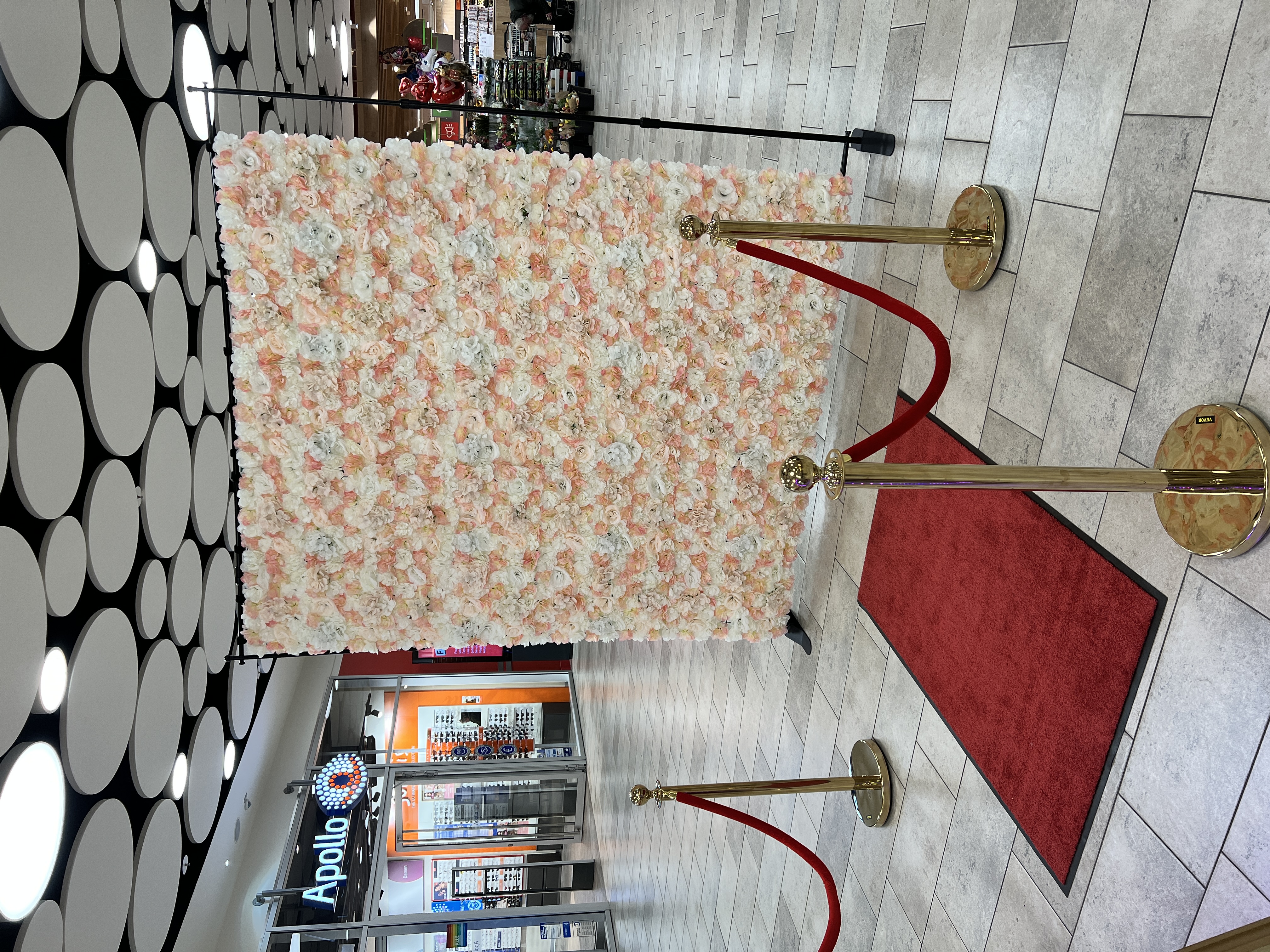 Fotobox Hintergrund Blumenwand – Bremen