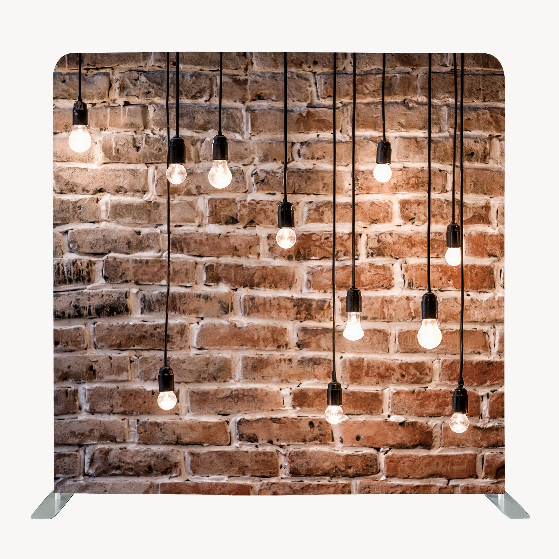 Fotobox Hintergrund Steinwand mit Leuchten – Bremen